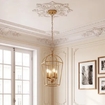 Immagine prodotto di Lampada a sospensione a 4 luci, con altezza regolabile (senza lampadine)