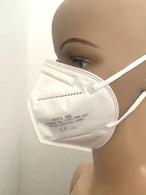 Image de 50 x FFP2 NR masque buccal blanc masque anti-poussières fines CE2163