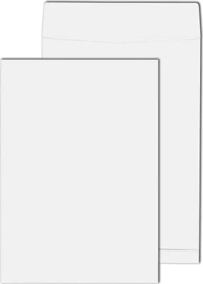 Produktbild von MAILmedia Faltentaschen DIN C4 ohne Fenster weiß mit 4,0 cm Falte, 100 St.