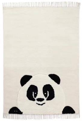 Produktbild von Kinderteppich Panda 80x150 cm Creme