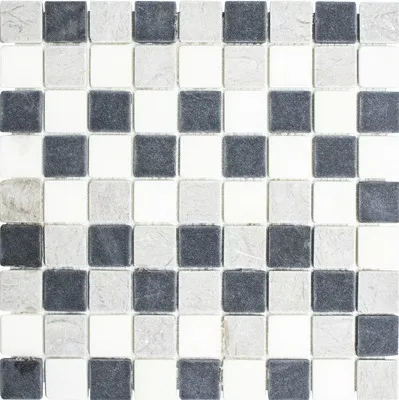 Produktbild von Natursteinmosaik MOS 32/1125 grau 30,5x30,5 cm