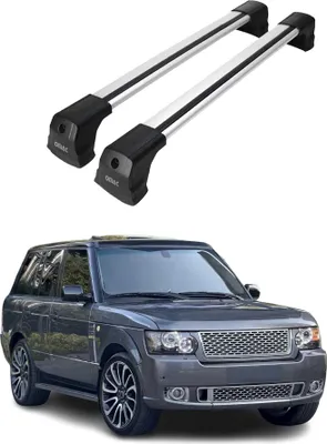 Image de Barres De Toit Transversales pour Land Rover Range Rover Vogue 2002-2012 Gris 2x