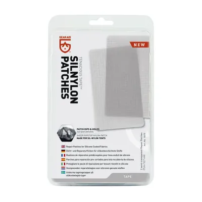 Obrázok produktu pre GearAid 'Tenacious Tape' Silnylonové náplasti polopriehľadné 2 ks.