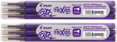 Produktbild von Pilot FriXion Point Ersatzminen 0.5 violett - 6er-Set