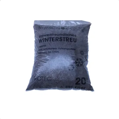 Produktbild von RUTSCH-EX ECO Winterstreu Naturstreumittel ohne Streusalz Streugut Lavastreu 20L Sack