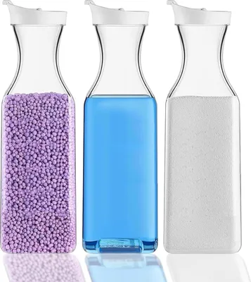 Produktbild von Waschmittel Aufbewahrung, 1,5L Waschmittelbox fš¹r Weichspš¹Ler, 3 Stš¹ck Waschpulverspender, fš¹r Verwendung in Waschmitteln, Weichspš¹ler