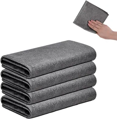 Verdikte Reinigingsdoek Mini Size - Super Zachte Herbruikbare Microfiber Reinigingsdoeken (4 Stuks)