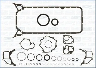 Produktbild von AJUSA 54039900 Dichtungssatz Kurbelgehäuse passend für MERCEDES-BENZ 190 (W201) Stufenheck (W124) C-Klasse Limousine (W202) E-Klasse Limousine (W210)