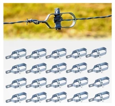 Produktbild von Drahtspanner für Maschendrahtzaun, verzinkter Zaunspanner 90mm, geeignet für Wildzaun und Knotengeflechtzaun, Garten Spanndraht, Weidezaun (Länge: 10cm)