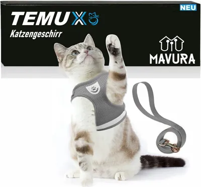 TEMUX postroj pre mačky postroj pre šteňatá postroj pre mačky set hrudný postroj