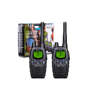 Produktbild von Midland C1090.18, Professioneller Mobilfunk (PMR), 446 Kanäle, 433 MHz, 10000 m, LCD, AA