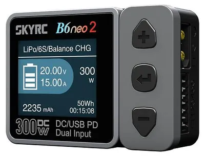 Produktbild von SkyRC B6neo 2 DC Ladegerät grau LiPo 1-6S 15A 300W
