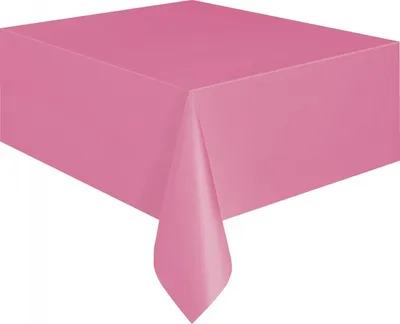 Produktbild von Abwaschbare Plastik-Tischdecke pink ca. 137 x 274 cm