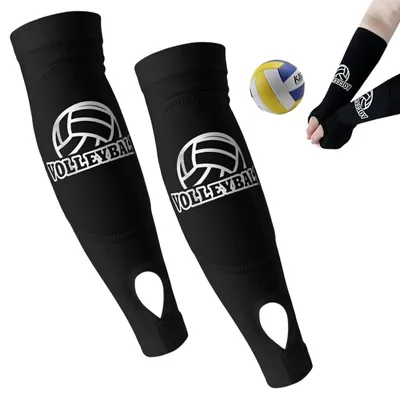 Productafbeelding van Volleyball Armschoners 1 Paar Bescherming voor Onderarmen met Duimopening