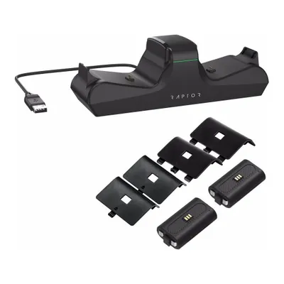 Produktbild von Raptor Gaming Dual Ladestation XBOX Series X/S o. XBOX One C