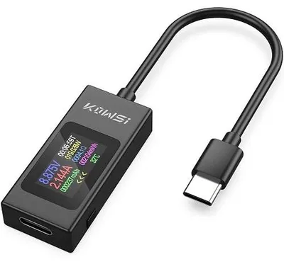 Zdjęcie produktu dla Miernik USB c tester napięcia prądu 4 30V dokładny dla elektroniki