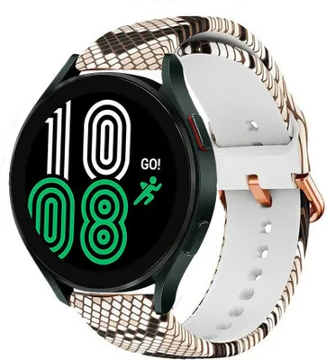 Produktbild von Strap-it Samsung Galaxy Watch 4 44mm Sneaky Snake Silikonarmband