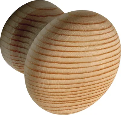 Produktbild von Knopf Hemera ø 30 mm, Tiefe 28 mm, Fichte roh