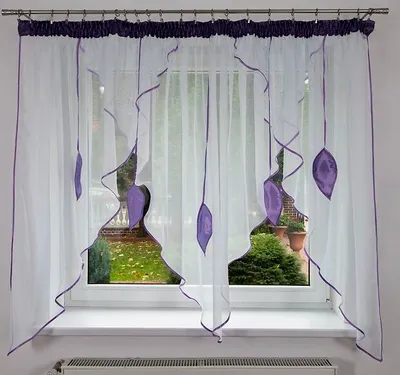 Produktbild von Fertige Gardine VENEDIG 400x150 Violett