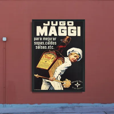 Produktbild von Poster - Canvas - Leinwand - 42 cm x 59,4 cm - Maggi Würzsauce