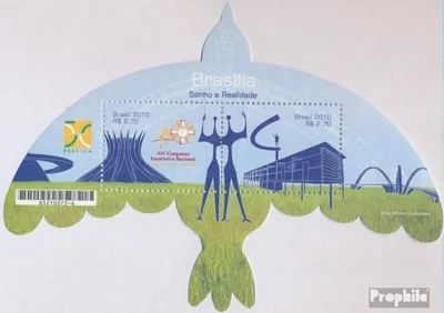Produktbild von Briefmarken Brasilien 2010 Mi Block148 (kompl.Ausg.) postfrisch Eucharistischer Kongress
