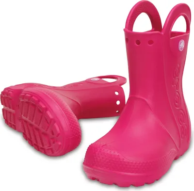 Produktbild von Crocs Handle It Rain Boot Kids Candy Pink Gr. 33-34