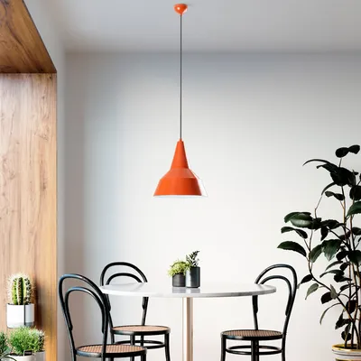 Produktbild von Opviq, Saglam 3728 - Orange,Leuchter, Orange, METALLKÖRPER, 30 x 30 x 42 - 132 cm