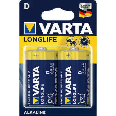 Produktbild von Batterie LONGLIFE Mono 2-er Blister D Varta
