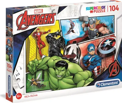 Image de Clementoni - Puzzle Marvel Avengers 104 elementy - Oficjalny produkt premium