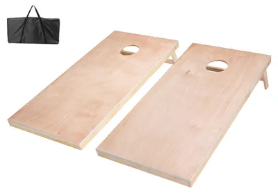 Productafbeelding van VEVOR Cornhole Spelset (1255 x 600 x 302 mm) - Cornhole-spelborden, draagbaar houten werpveld, cornhole-spel voor volwassenen, inclusief draagtas, geschikt voor tuin, achtertuin, strand en camping