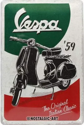 Produktbild von Nostalgic-Art - Blechschild 20 x 30cm - Vespa - The Italian Classic