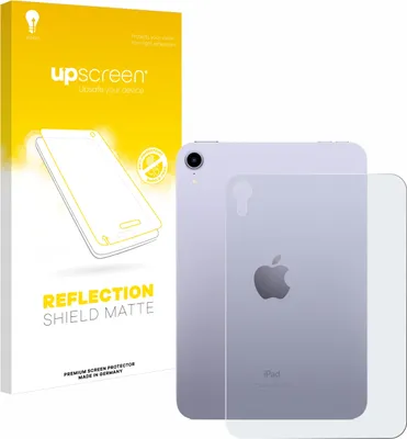 Produktbild von upscreen Schutzfolie für Apple iPad Mini 7 2024 (Rückseite) Displayschutz Displayschutzfolie Folie Matt Entspiegelungsfolie