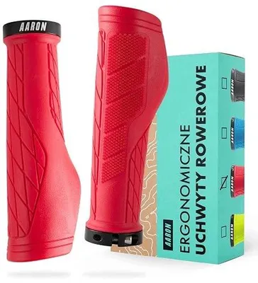 Zdjęcie produktu dla Uchwyty rowerowe ergonomiczne antypoślizgowe gumowe do rowerów 132MM