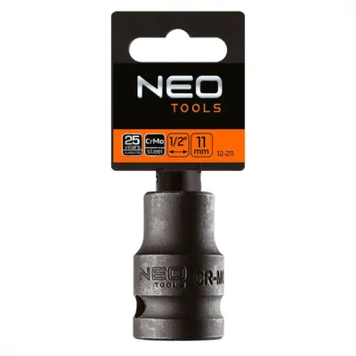 Obrázok produktu pre NEO TOOLS Nástrčné hlavice 1/2", 16 x 38 mm, Cr-Mo
