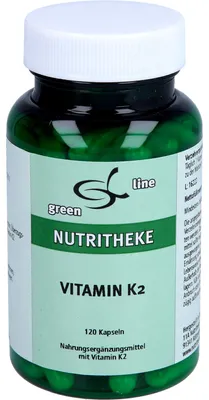Image de Green Line Nutritheke : gélules de vitamine K2, 120 gélules
