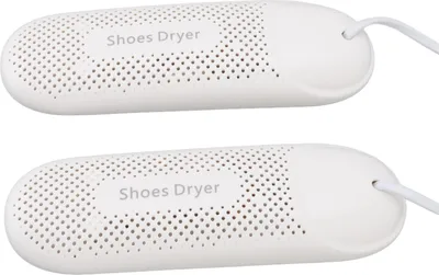 Image de Séchoir à chaussures 12W Stérilisation à 360 degrés Désodorisation Séchoir à bottes Contrôle précis de la température Séchoir à chaussures portable Purple Light EU Plug 220V