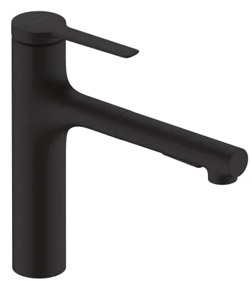 Zdjęcie produktu dla Hansgrohe Zesis M33 - Bateria zlewozmywakowa 160, z wyciąganą słuchawką prysznicową, czarny matowy 74801670
