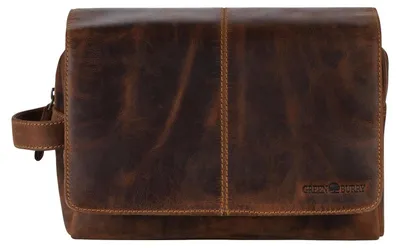 Produktbild von GREENBURRY Kulturbeutel Vintage Toilet Bag Brown braun