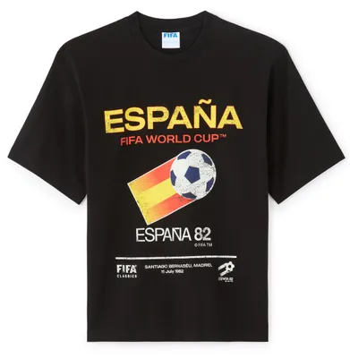 Produktbild von FIFA T-Shirt, WM 1982 Spanien Design, lockere Passform, kurze Ärmel, Gr. L