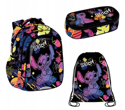 Obrázok produktu pre Lilo a Stitch Disney Black Coolpack batohová súprava 3-dielna školská súprava