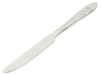 Spaßmesser aus Edelstahl, silber, 23,3 cm, spülmaschinengeeignet