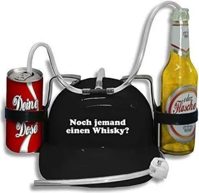 Produktbild von Trinkhelm Spaßhelm mit Printmotiv - Noch jemand einen Whisky - 11842 Color - schwarz