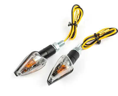 Imagen del producto de Universal STR8 MINI CAP 82 x 27, color  transparente, aprobado para intermitentes, juego de dos unidades