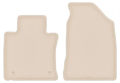 Produktbild von DURBAN Beige Velours-Fußmatten vorne für SsangYong Tivoli SUV (2015-)