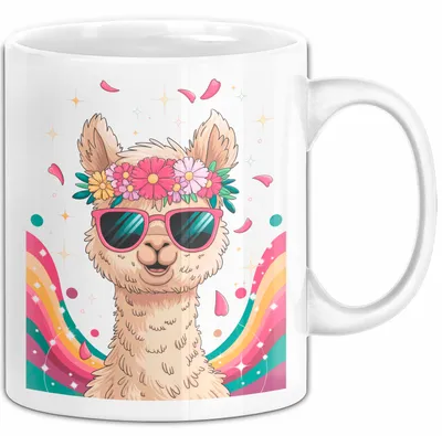 Produktbild von Alpaka Fan Tasse Geschenk Lustige Geschenkidee Spruch Für Alpaka Liebhaber (Weiß)