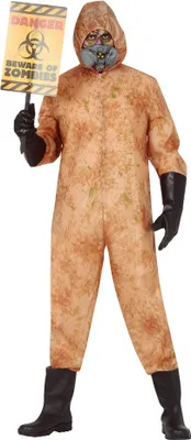 Produktbild von Verstrahlter Biohazard Zombie als Halloweenkostüm für Erwachsene Größe: L