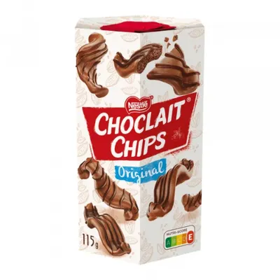 Zdjęcie produktu dla Choclait Chips Brown (6x 115gr)