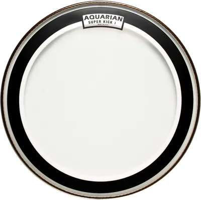 Zdjęcie produktu dla Aquarian SKI22 Super Kick 1 Clear 22" Naciąg na Bęben