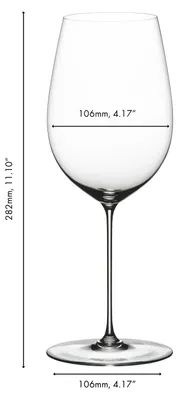 Image de Ensemble Riedel Vorteilset comprenant 4 verres Superleggero Bordeaux Grand Cru (référence 6425/00) et 4 pailles réutilisables EKM Living en acier inoxydable