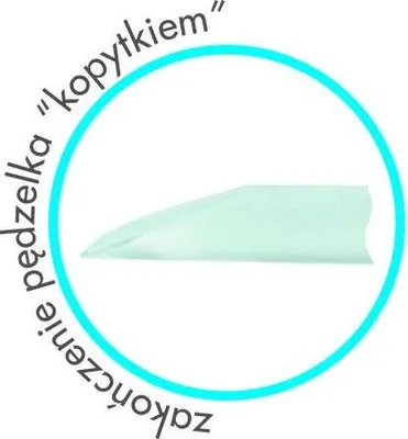 Obrázok produktu pre Štetec na gél 4 mm, prírodné vlákno
